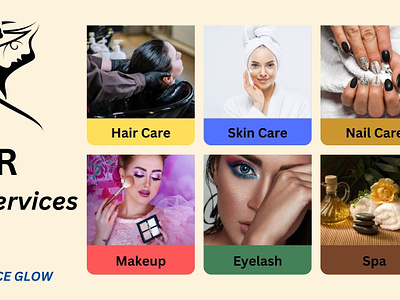 Web Page beauty culture beauty salon branding design fashion graphic design ladys care marketing our services page web designing web page website