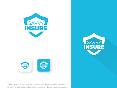 Savvy Insure branding businessinsurance financialpeace graphic design illustrator insurancecompany insurancelogo insurtechlogo logo logo design logo mark protectionmark securitysymbol vector wordmark