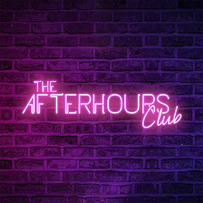 The Afterhours Club Podcast branding graphic design