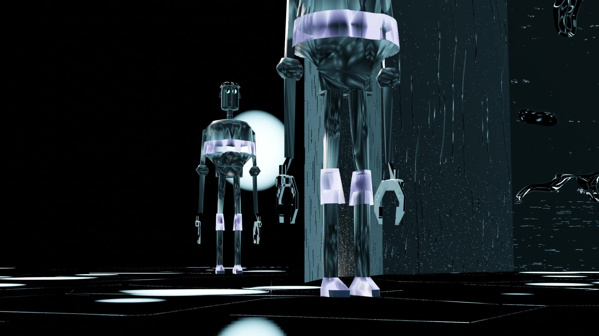 Science Fiction 3D Animation / Robot Animation 3d acfic animation city fiction graphic design modeling motion graphics move robot sci fi science ui