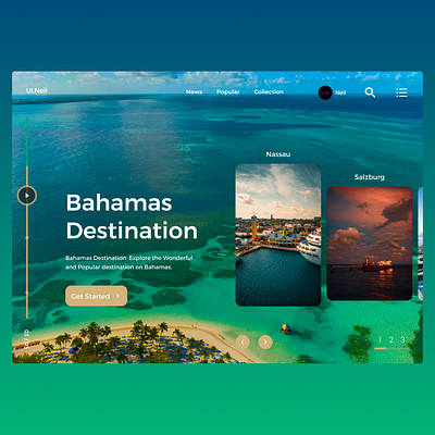 Bahamas Web Design 3d animation app appdesign branding design graphic design illustration logo motion graphics ui uidesign ux uxdesign