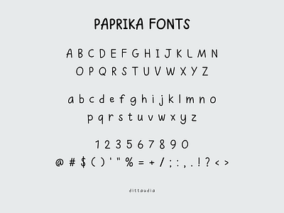 Paprika Fonts design fonts graphic design handwriting illustration typography ui vector