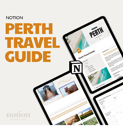 Notion Travel Guide branding graphic design guide notion travel