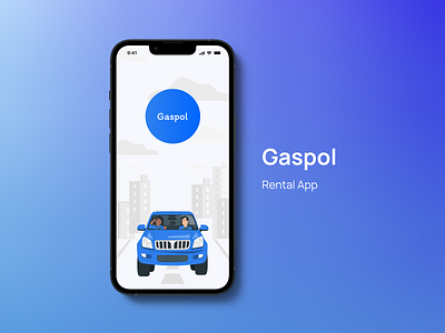Gaspol, a Rental Application branding design system mobile app mobile design rental rental app ui user research ux