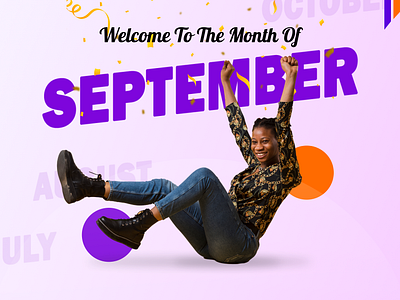 September Flyer Design banner ad for new month happy new month flyer happy new month september new month brand flyer new month flyer design september flyer