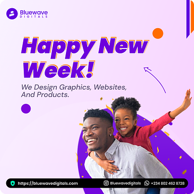 Happy New Week Flyer brand new week flyer happy new week happy new week flyer design new week banner design new week design for social media
