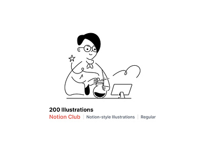 Experimenting | Notion Club - Overflow Design app illustration duotone eccomerceclub experimenting figma free freebie illustration notion notion illustration notion project notion template notioncluc officeclub sketch svg ui illustration vector web illustration