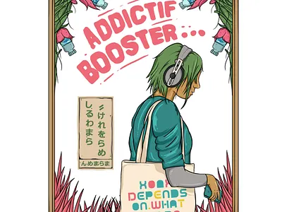 Addictive Booster Graphic Tee tonymidi