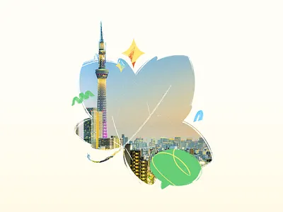 Communication design illistration