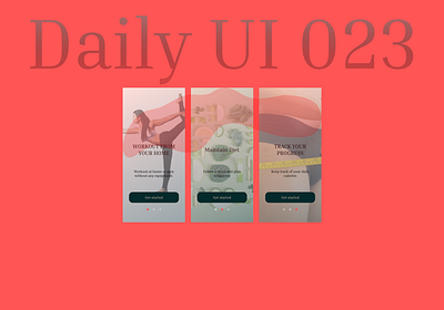 Daily_UI_023 dailyui design ui ux