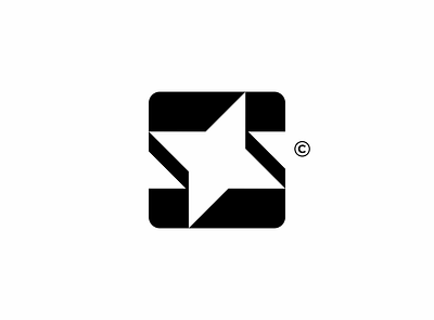 Letter S + Star Logomark branding design graphic design icon illustration initials logo logo monogram logo ui vector