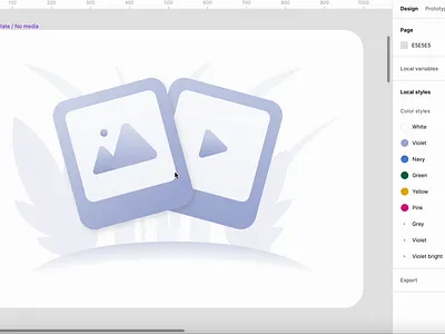 Change the color of the illustration in ONE click 🎨 404 error 500 error empty state figma figma design figma illustration illustration ins inspiration ui ui design visual design web design web design inspiration website design