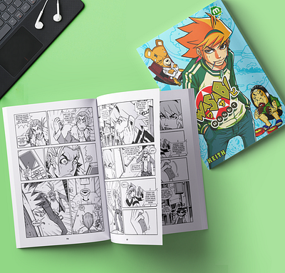 Type Setting Comic/ Manga book cover book design design graphic design illustration layout type setting