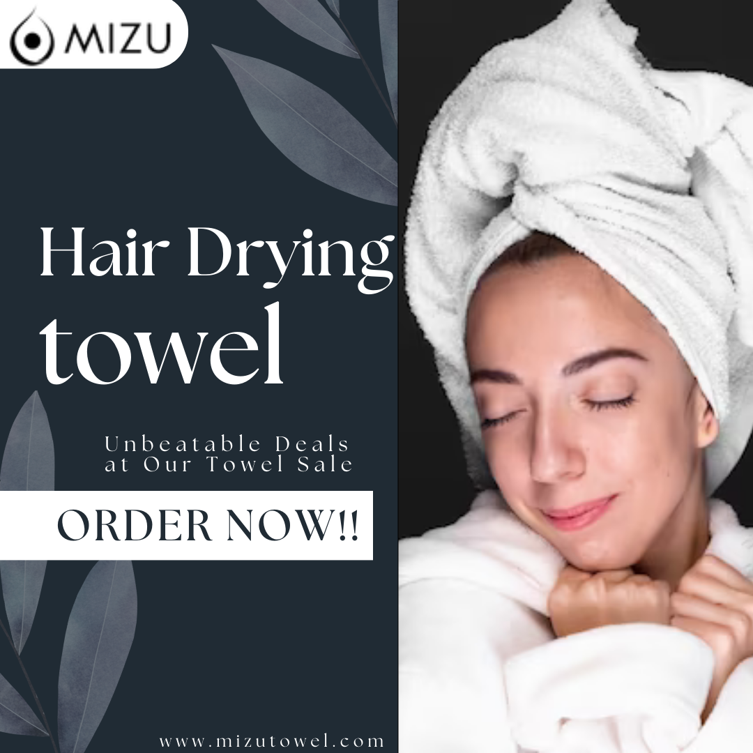 Dry Your Hairs With Best Hair Drying Towel Mizu Towel by Mizu Towel