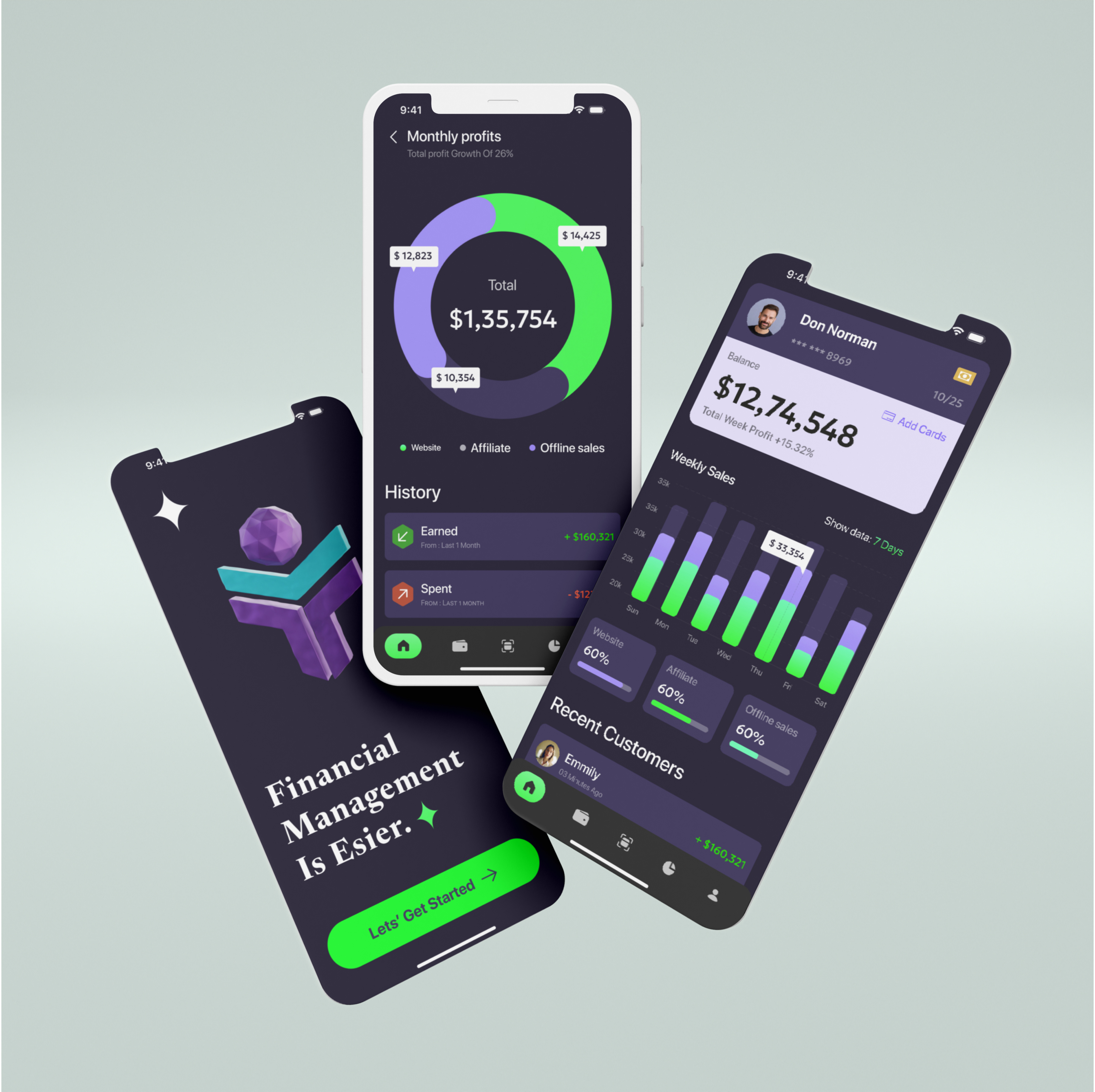 Fintech App ai app design design figma design fintech graphic design mobile app modern design ui ux ux design