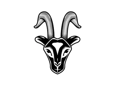 Capricorn drawing icon vectorart
