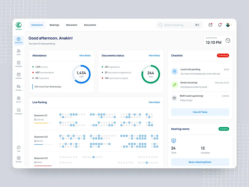 Employee Dashboard designs, themes, templates and downloadable graphic ...