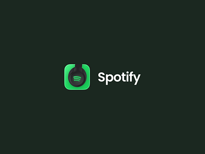 Spotify- App icon redesign concept #6 app branding design graphic design illustration logo typography ui ux vector