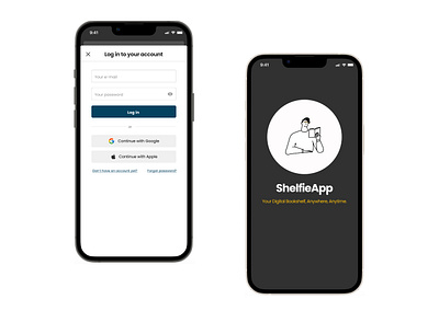 ShelfieApp da daily ui graphic design ui ux
