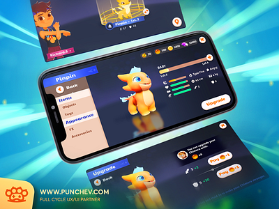 PowerZ - UI educationforall game icon design game user experience game user interface gameui gameux punchevgroup