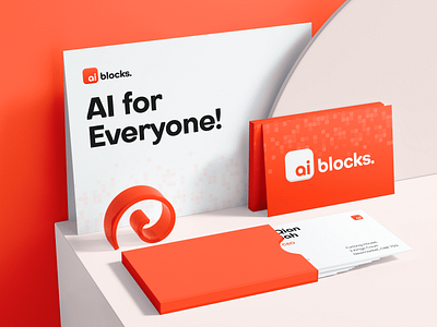 AI Blocks Brand Identity ai brand design landing page