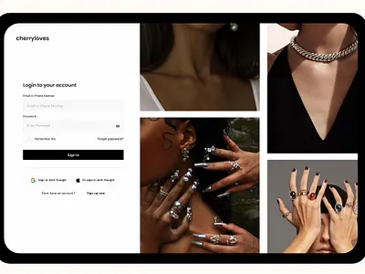 Login Page -sign up- e-commerce web design - shopping web design design e commerce landing page login login page shop shopping shopping webdesign signup signup page ui uiux ux web web design