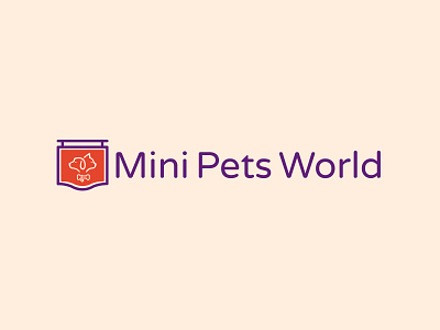 Mini Pets World I Logo graphic design grocery shop logo illustration logo pet logo pets grocery shop