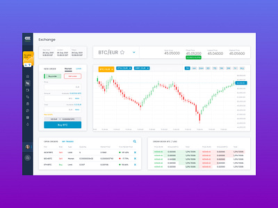 Crypto Trading, Depository & Swap Platform
