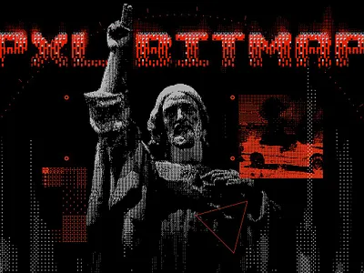 Pxl Bitmap - Photoshop Effect branding design download effect free free download graphic design psd template