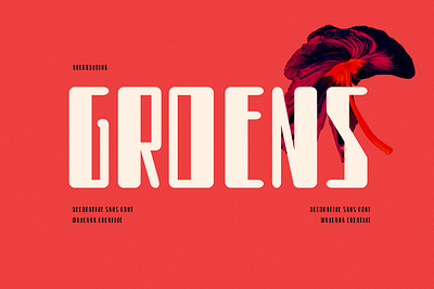 Groens Sans Display Font animation branding design font fonts graphic design illustration logo nostalgic ui
