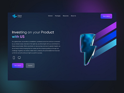 Prizona Landing Page ai branding design graphic design landing landing page product product design tech ui ux web web design