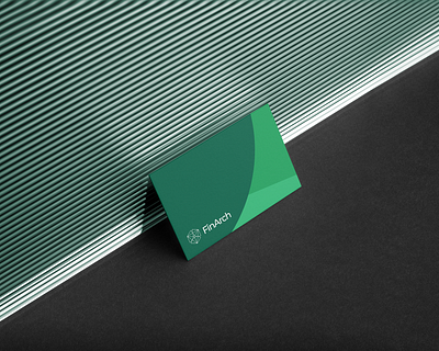 FinArch Brand Identity brand identity branding business card finance geometry key visual logo