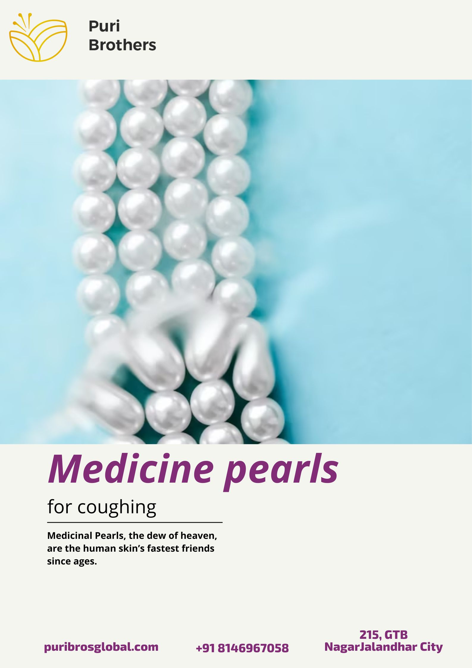 Effective Relief for Nighttime Coughing with Medicine Pearls! by Puri