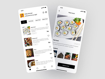 Food App app delivery figma food mobile uxui