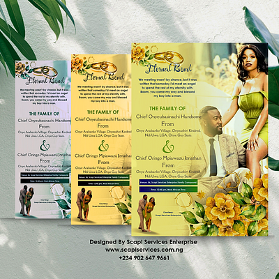 Wedding invitation poster design 3d banner branding design flyer graphic design illustration logo poster poster design typography ui ux vector