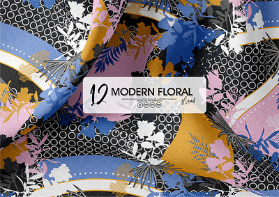 Modern Floral Pattern Mixed app branding design graphic design illustration logo typography ui ux vector