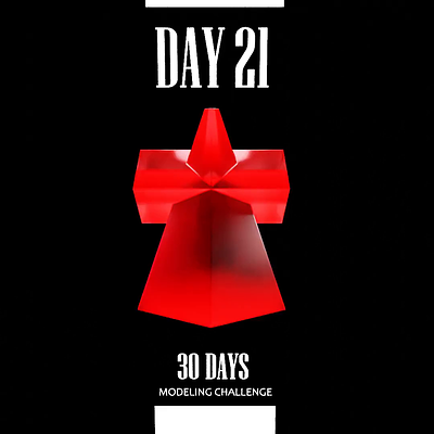 30 days modeling challenge - day 21 3d animation b3d blender model motion graphics