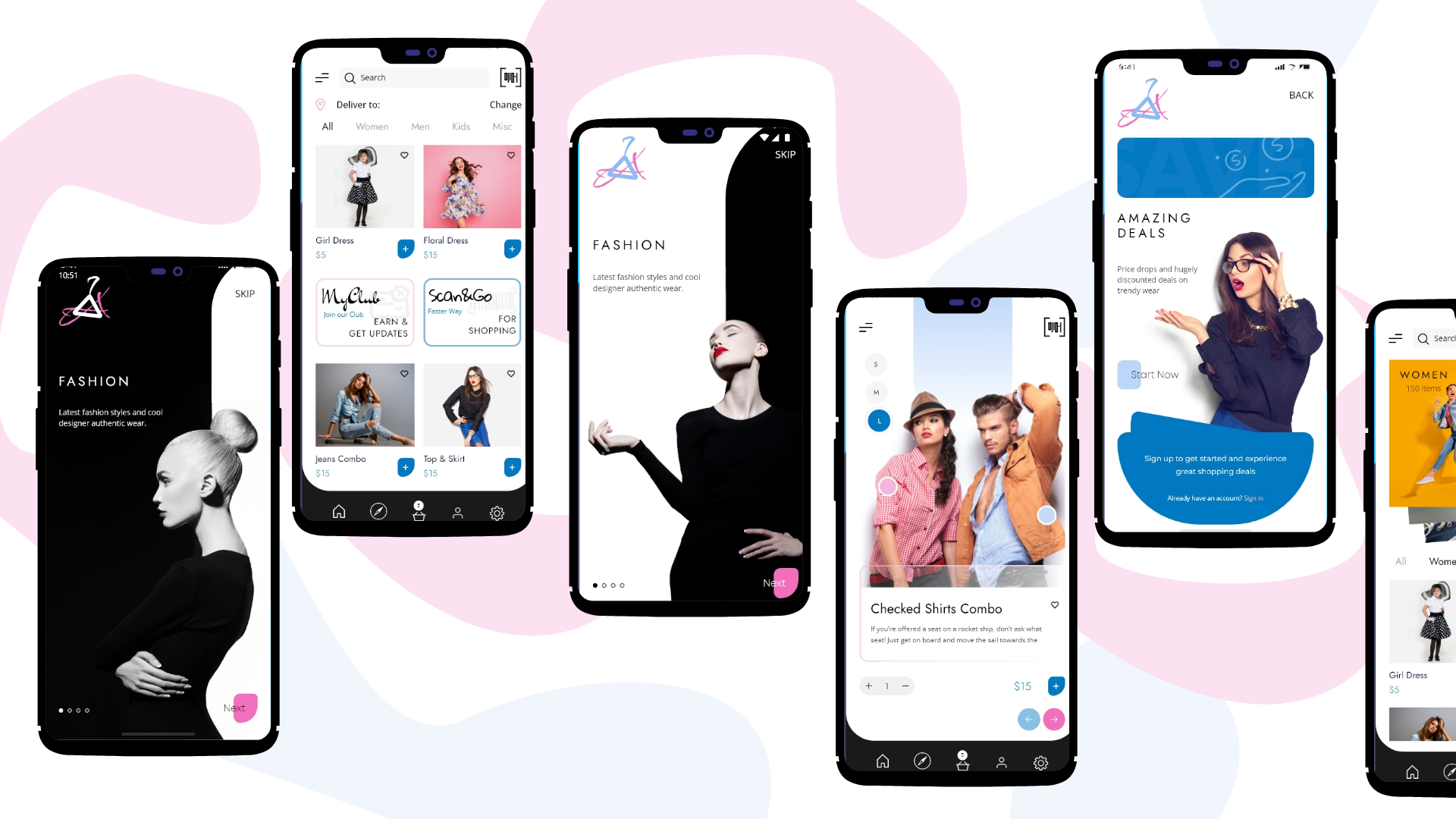 Apparel E-Commerce App UI Kit adobe xd app apparel brand branding clothing clothing store e commerce figma figma design mobile app shop store ui ui kit uiux