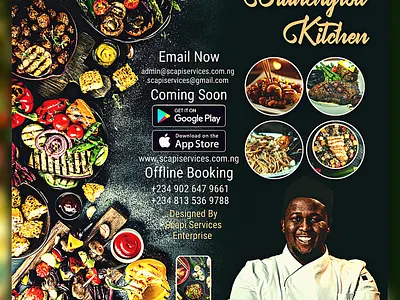 Kitchen banner design. 3d animation banner branding flyer graphic design logo motion graphics ui