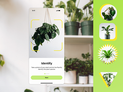 Daily UI #073 — Virtual Reality 👁️‍ app challenge dailyui dailyui073 design home mobile mobile app plant ui