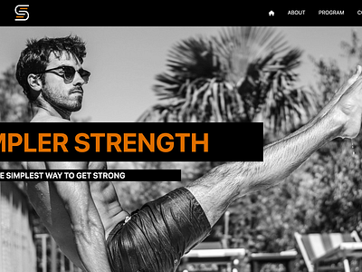 SimplerStrength.com css design fitness html integration simpler strength stripe