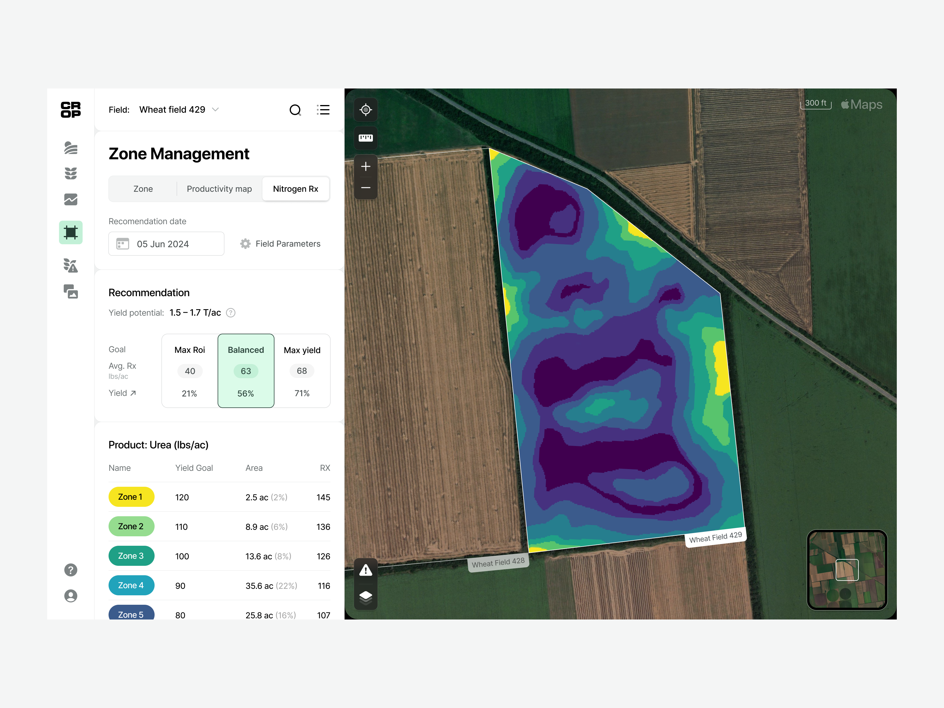 Crop – Agrotech tool agro technology agronomy agrotech agrotech app analytics app app dashboard design system field manager management monitoring app product webapp