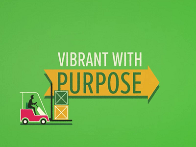 Vibrant with Purpose (2017). 2d animation explainer explainervideo flatdesign gif gifs illustration motion vector