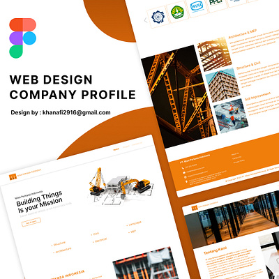 Website UI/UX Design - Company Profile branding design graphic design logo ui ux