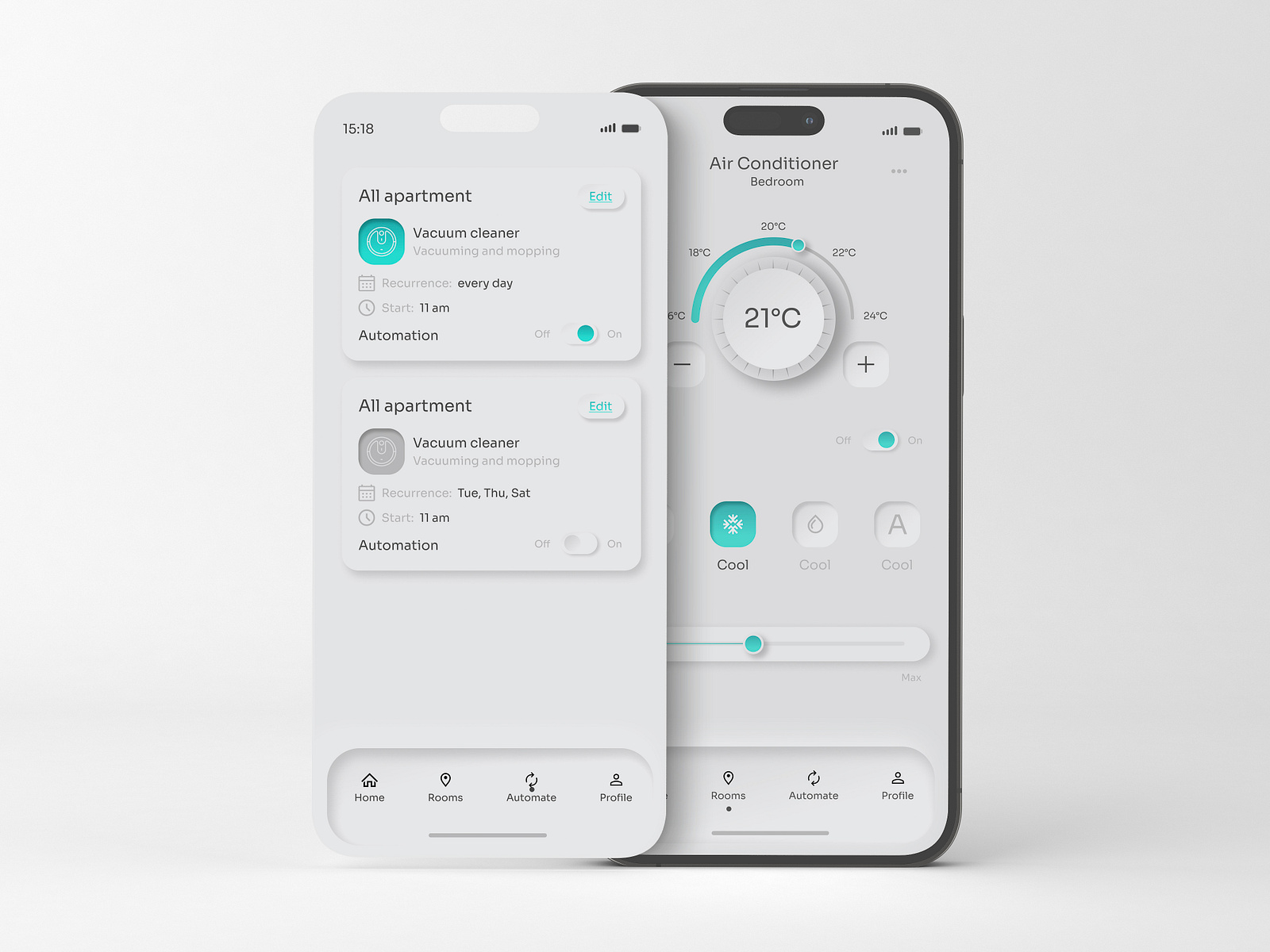 Smart home - mobile app by Karolina on Dribbble
