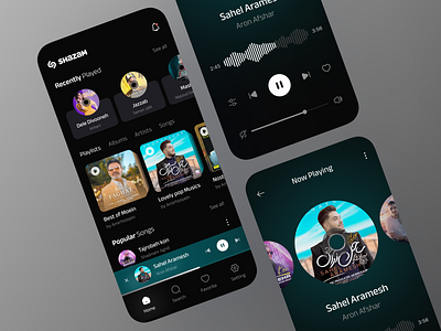 Music Player App app application mobile app music music player music player app podcast podcast app podcast player podcast player app radio radio app shazam soundcloud spotify