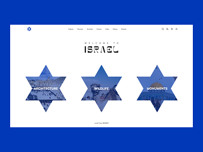 israel.com - Website Concept community concepts countries design design concepts designers figma israel product design ui uiux ux website wildlife world