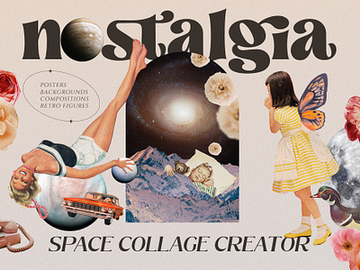 NOSTALGIA Space Collage Creator 370+
