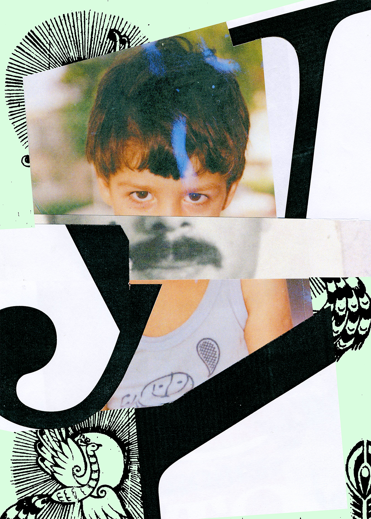 C.C #24 book collage graphic design illustration imagemaking