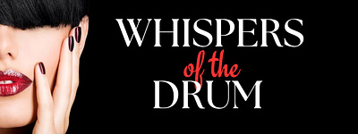 Website Banner for Whispers of the Drum graphic design illustration ui
